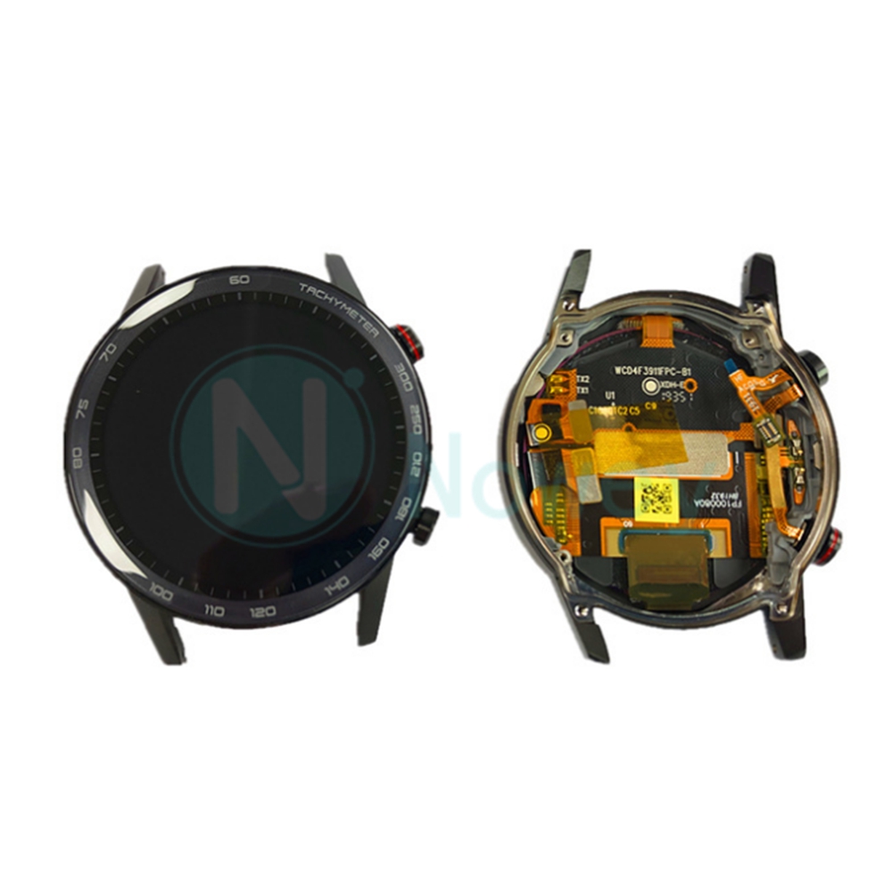 LCD Screen Display for Huawei Honor Magic Watch 2, Touch Digitizer Assembly, 46mm, Magic2, MNS-B19, MNS-B39: black