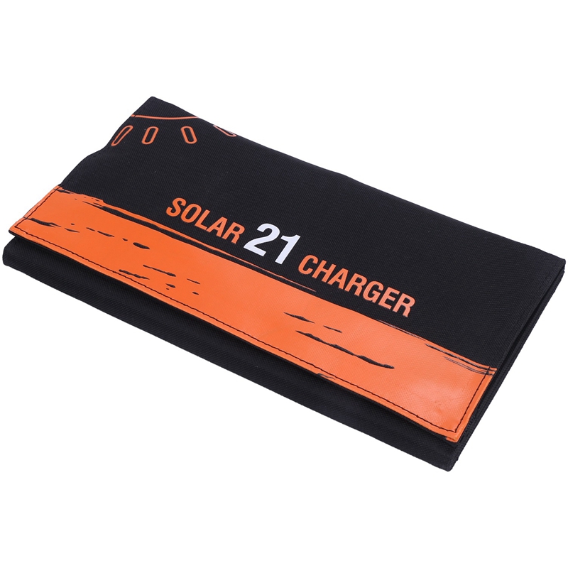 RISE-21W Portable Solar Charger Solar Panel Solar Folding Bag Mobile Phone Emergency Dual Usb Outdoor Camping Hiking Camping Sol