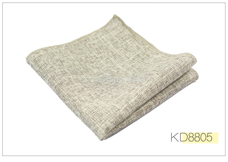 Heren katoenen zakdoeken geweven effen zakdoek heren zakelijk casual pochet zakdoek bruiloft zakdoeken: Kd8805