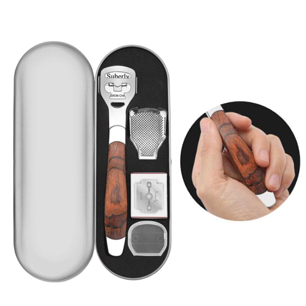 Foot Care Stainless Steel Cuticle Remover Dead Skin Removal Pedicure Skin Hard feet Shaver Pedicure Tools
