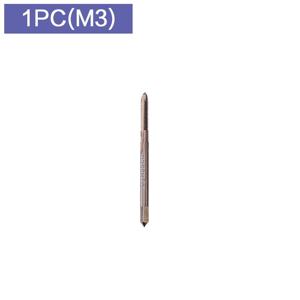 STONEGO HSS Co M35-E Machine Spiral Flute Taps Metric Screw Tap Right Hand Thread Plug Tap Drill, M3/M4/M5/M6/M8/M10/M12: Blue