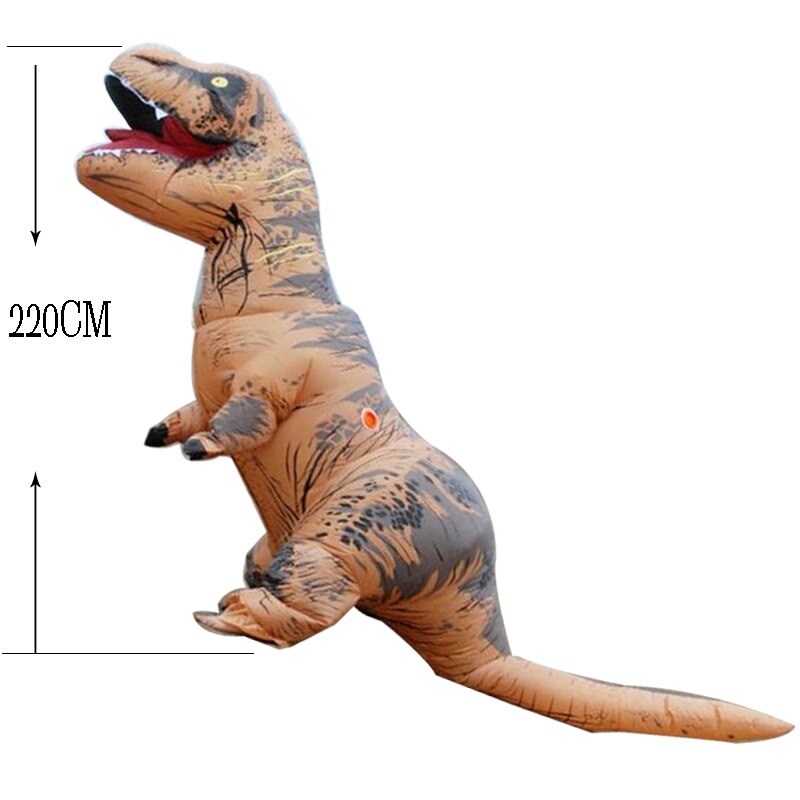 T-rex Dinosaure déguisement gonflable mascotte Deguisement Halloween Pour Animaux Cosplay Dinosaure