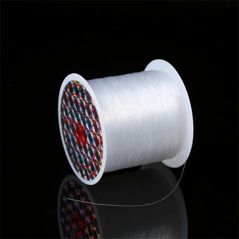 0.2/0.3/0.4/0.5/0.6/0.7/0.8mm 1 Roll Fish Line Wire Clear Non-stretch Strong Nylon String Beading Cord Thread Jewelry DIY: 0.7mm  15m