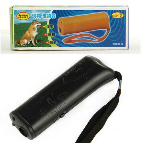 Ultralyd led anti bark enhed hundetræning repeller ultralyd anti bark stop barking værktøj
