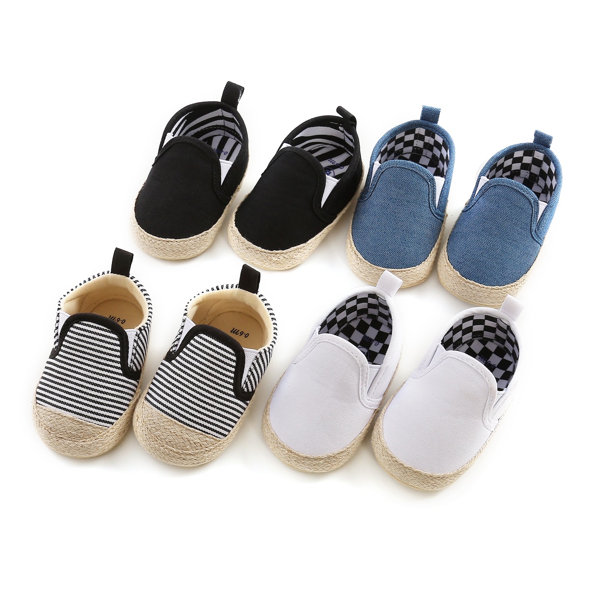 Pudcoco baby flickor pojkar first step skor baby mockasiner mjuk botten halkfri småbarn first walkers baby tossor flickor