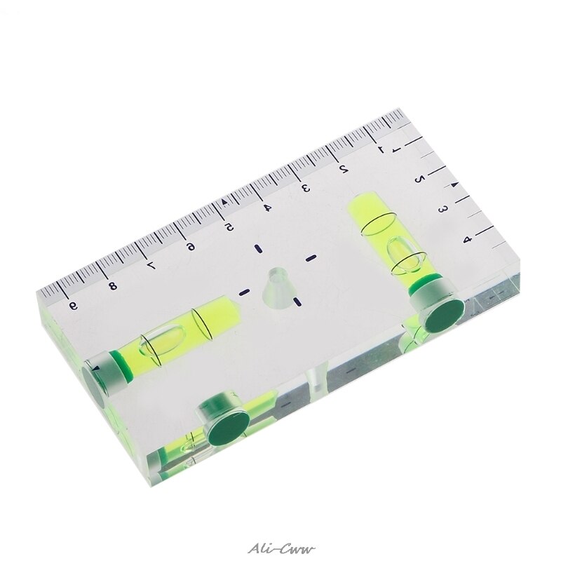 High Precision Transparent Two Direction Magnetic Level Bubble Mini Spirit Level