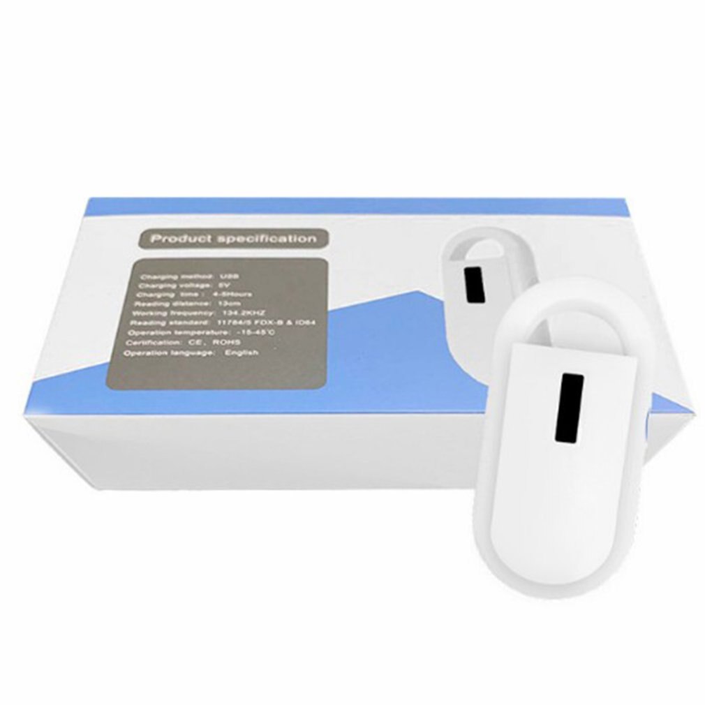 Hunde Leser Ebene Mikrochip Leser Chip Scanner Für Pferd Katze Hund OLED Anzeige Handheld Mikrochip Scanner