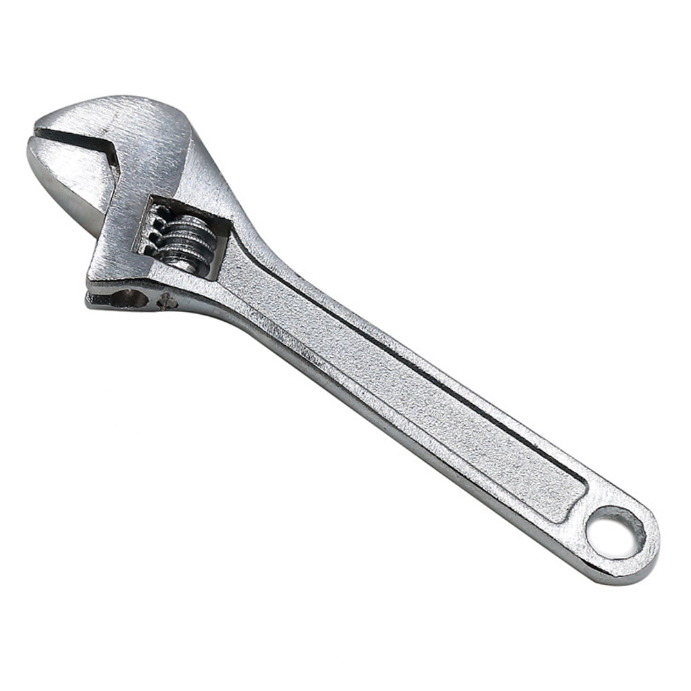 Multifunction Mini Wrench Quick Metal Repair Portable Hand Tool Jaw Spanner High Strength With Chain Universal Adjustable Wrench: Silver / 2.5inches