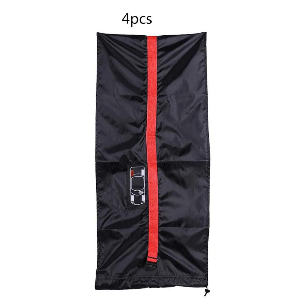Housse de rechange pour pneus Polyester hiver et été sacs de rangement pour pneus de voiture accessoires pour pneus Auto protecteur de roue de véhicule: 4 pcs 80cm