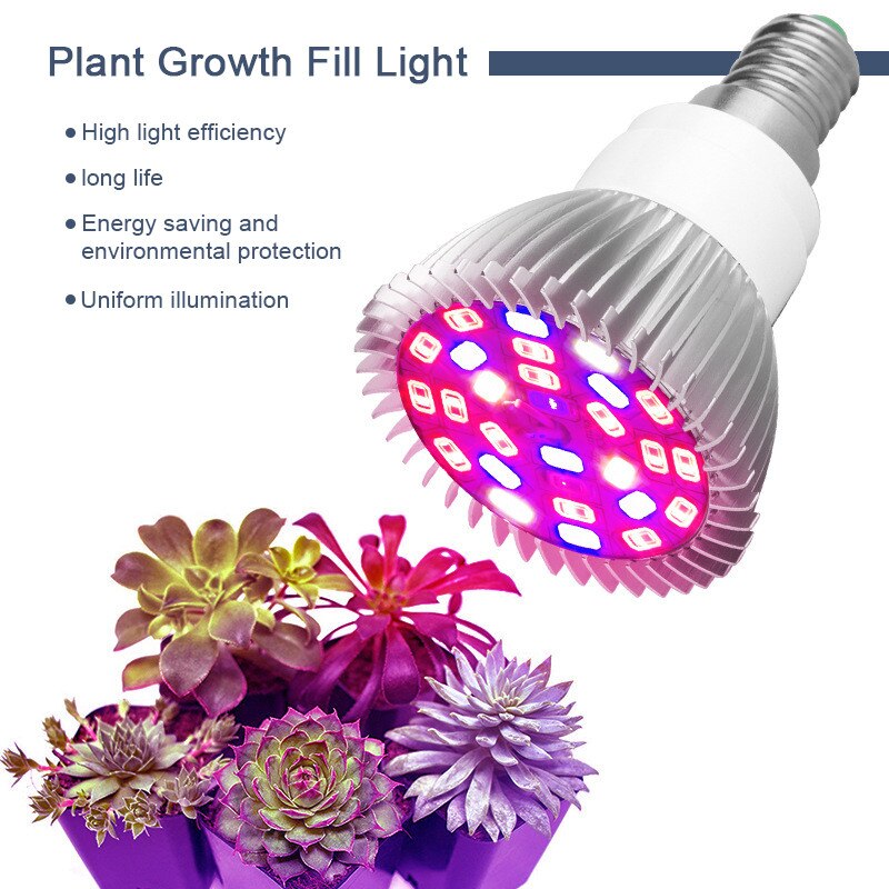 18/28/30/50/80W Led Grow Licht E27 Lamp Voor Plant Hydrocultuur Volledige spectrum Licht Groeien Spectrum Lamp Voor Planten Groeien