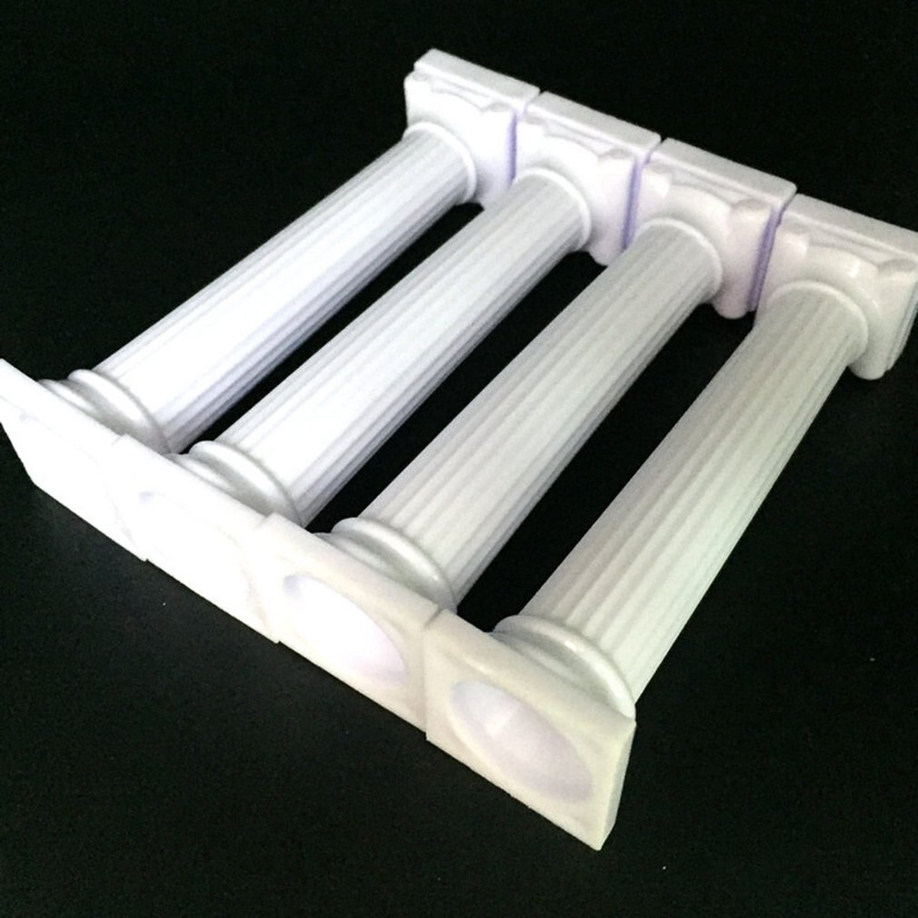 Lot De 4 Colonnes Octogonales En Ivoire Doric - Supports Pour Gâteau, 4,5 Pouces (env. 11,4 Cm)