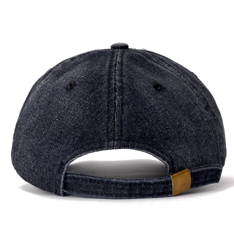 Gorra vaquera de , gorra de béisbol con agujeros, gorra de algodón informal para hombres y mujeres, ropa de calle deportiva para exteriores, gorra de papá