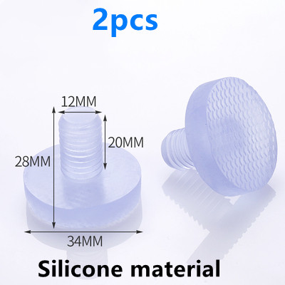 10pcs Silicone Stem Bumpers Screws Hole Plugs Anti collision Embedded Soft for Cabinet Doors and Drawers Anti-slip Foot Pad: 34mm