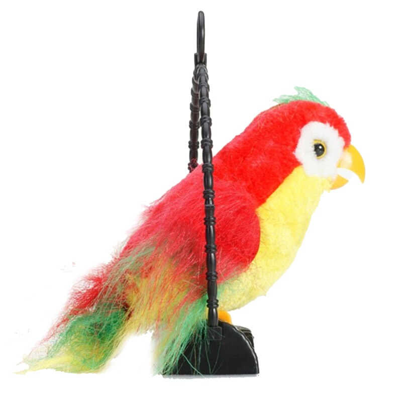 Talende papegøje efterligner og gentager, hvad du siger børn sjovt legetøj
