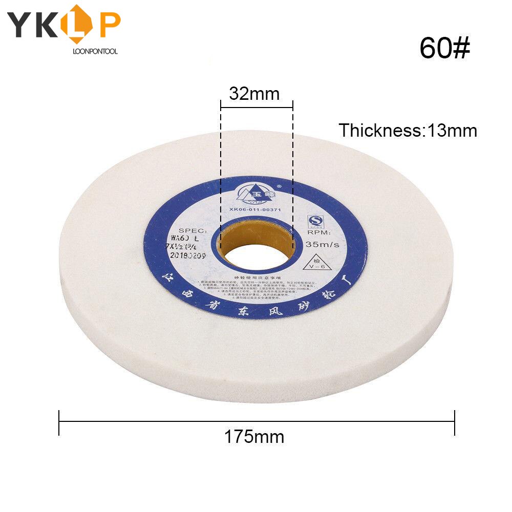 5/6/7/8" Ceramics Grinding Wheel Bore 20/32mm Corundum Polishing Pad Abrasive Disc Grinder Rotary Tool
