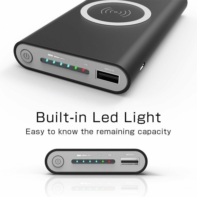 80000mAh Qi Wireless Power Bank Portable External Battery Large Capacity Fast Charging Phone Charger For Xiaomi iPhone Samsung