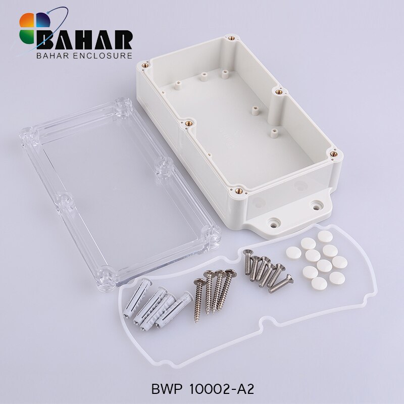DIY project behuizing Waterdichte aansluitdoos wandmontage plastic doos voor elektronische ABS plastic behuizing 200*94*45mm