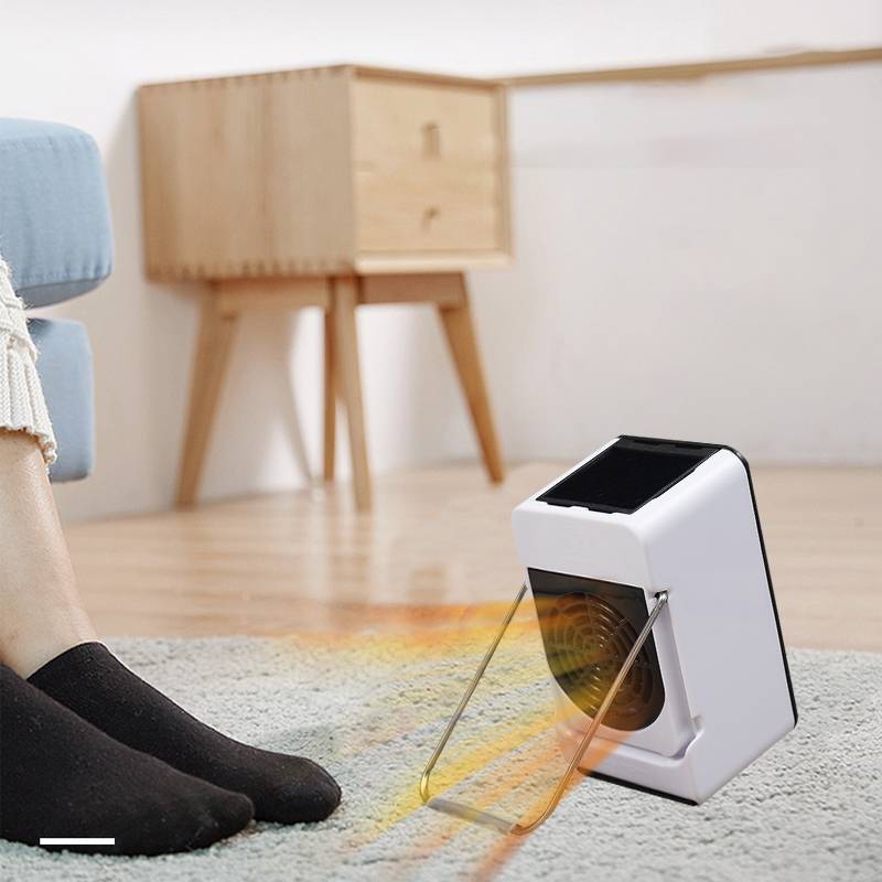 Electric Space Heater Mini Electric Heater Fan Heater Portable Winter Home Office Desktop 50W 110VRechargeable Handy Air Warmer