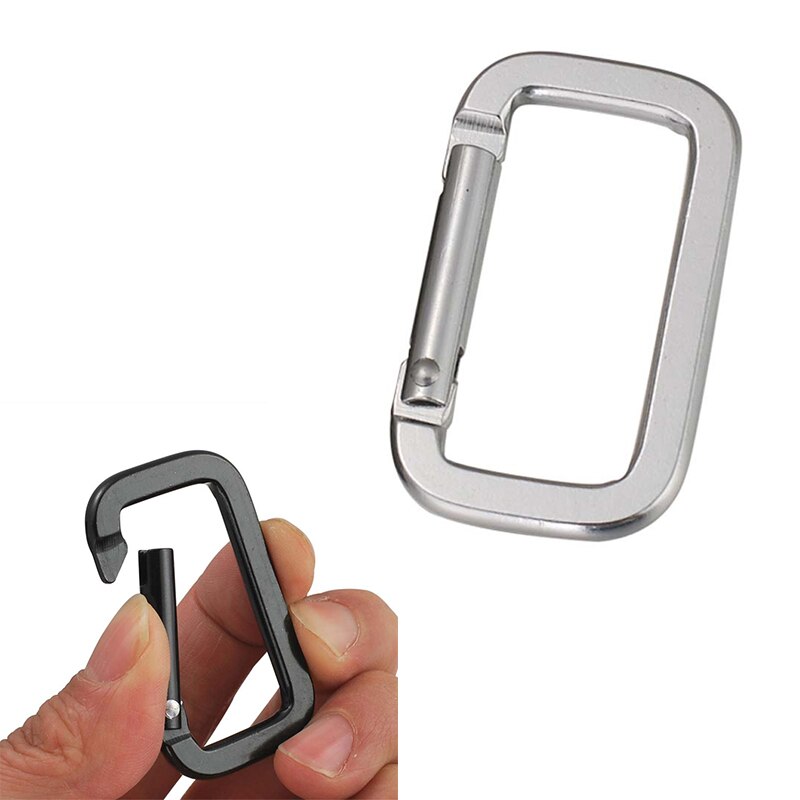 Karabinek prostokątny, klamra robić wspinaczki ze stopu, klamra robić kluczy, bezpieczne zapięcia, klamry ze stopu prostokąta