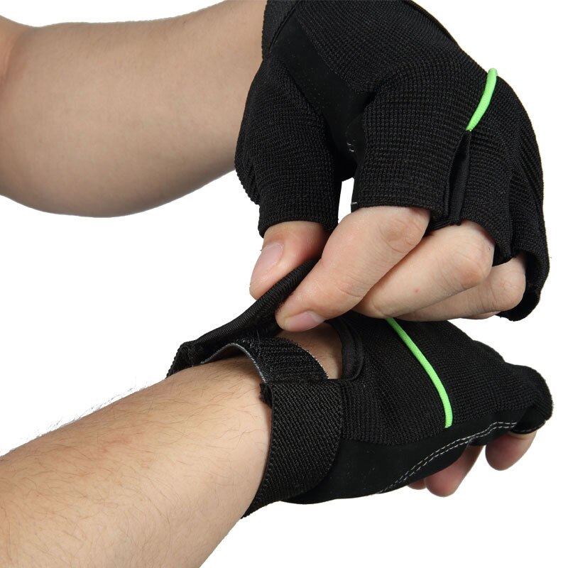 Povit Sport Fitness Half Vinger Handschoenen Ridding Handschoenen Fietsen Vingerloze Handschoenen Fitness Sport Handschoenen