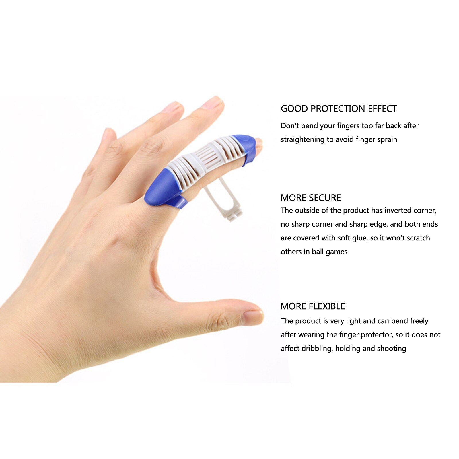 Blue Basketball Hand Guard Anti-Valgus Joint Protection Practical And Flexible Blue Safety Tool for Outdoor Sports