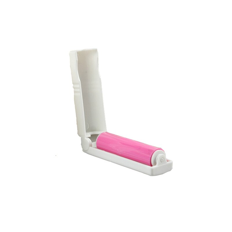 1 Pcs Sticky Hair Remover Brush Carpet Bed Sheet Dust Removal Brush Lint Rollers Washable Clothing Dust Brush With Cover: Pink