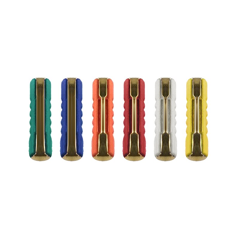 Car Eastern Europe Fuse 5A-30A Eastern European Car Fuse Cylindrical Fuse Ceramic Tube Fast-blow Fuse Auto Supplies Fuse Block