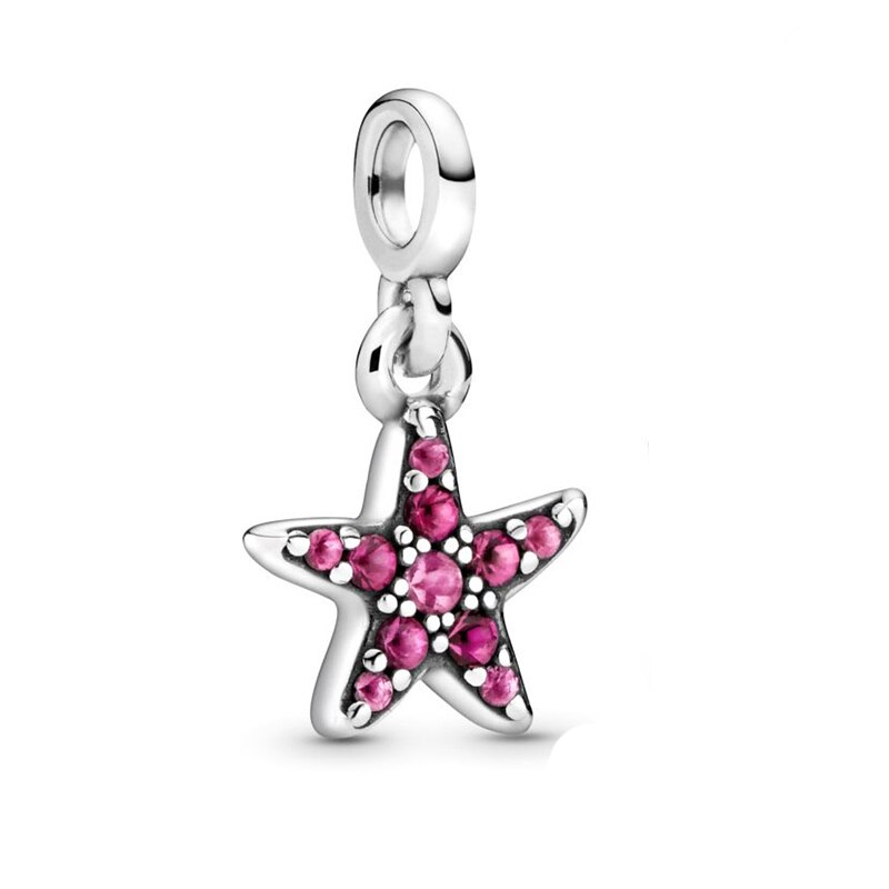 High Me My Blue Ocean Wawe Whale Sea Turtle Pink Flamingo Spacer Glamour Diy Suitable For Women 1:1 Jewelry: 9