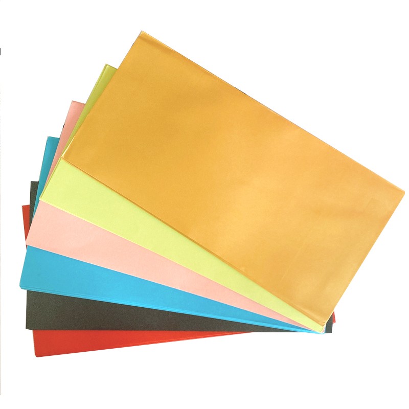 Lot de 5 enveloppes en papier couleur bonbon, 220x110mm, carte de vœux, papeterie ,