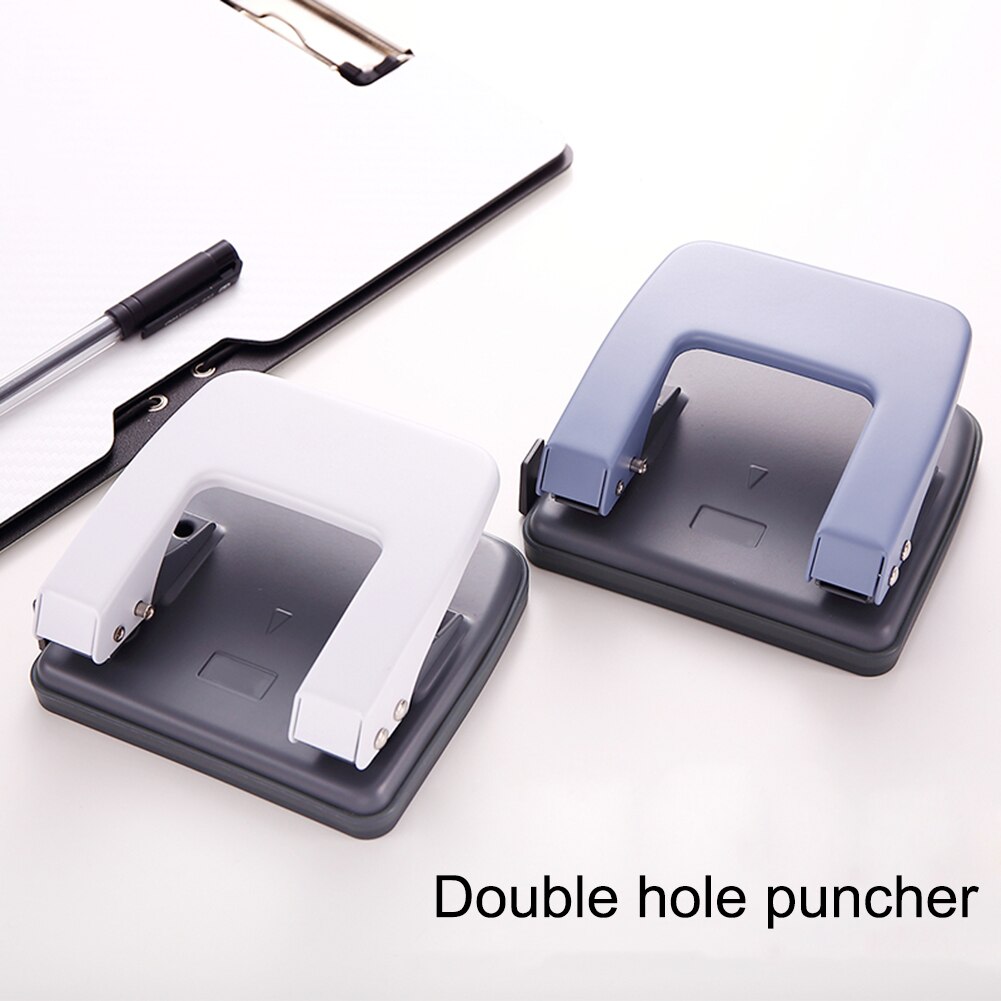 Stapler Paper Punch Craft Tool Notebook DIY Necessary Accessory Scrapbook Hole Punch Hole Puncher for Office School Home