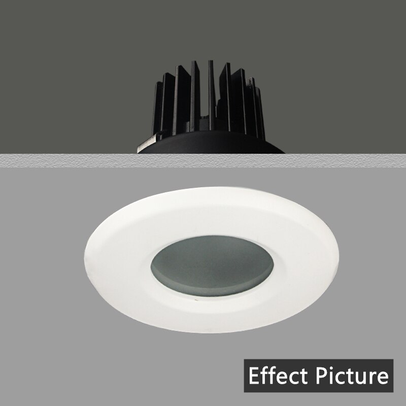 Led Ceiling Spotlight Ip65 Waterproof Bathroom Downlight Square Round Spot Light Frame Gu10/mr16 Lamp Holder Fitting Fixture