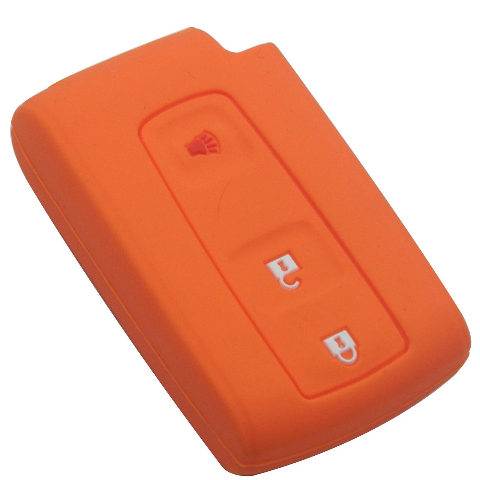 3 knoppen Afstandsbediening Autosleutel Case Cover Houder Voor Toyota Prius Crown Avensis Verso Remote Smart Key Fob: orange