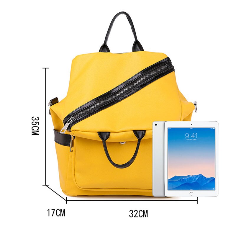 Brand Rugzak Vrouwen Dames Pu Leer Rugzak Anti Diefstal Rugzak Rugzak Voor Meisjes Vrouwen