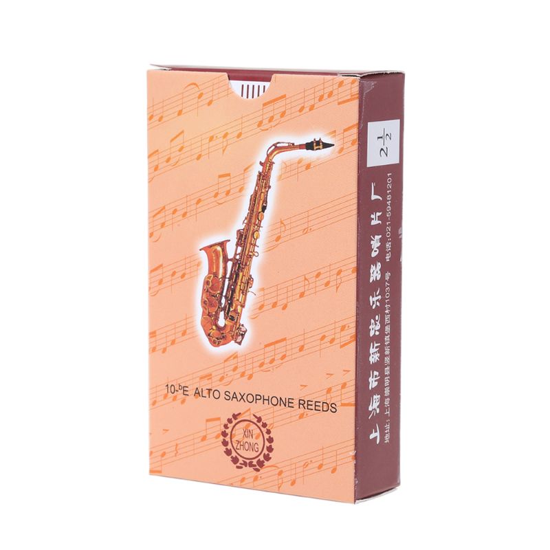 10pcs Eb ance per sassofono contralto forza di bambù 2.5 Sax parti di strumenti a fiato