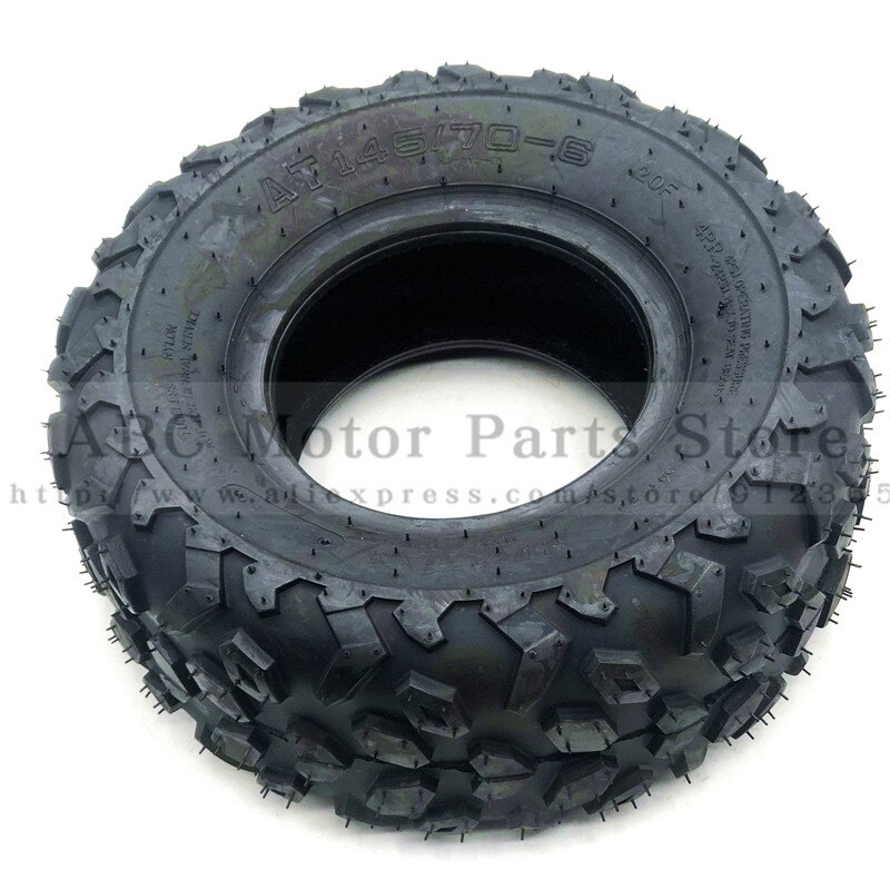 6 Inch ATV Tire 145/70-6 vier wiel vehcile Fit voor 50cc 70cc 110cc Kleine ATV Voor Of Achter wielen