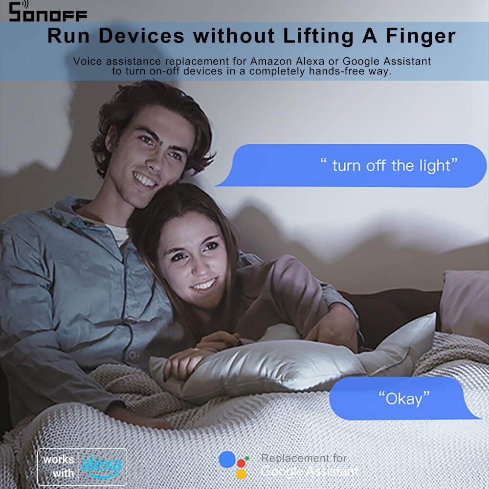 SONOFF MINIR2 Two-way DIY Smart Switch(MINI Upgrade) WiFi Switch Programmable Light Switch Timer Support SPDT/Rocker Switches