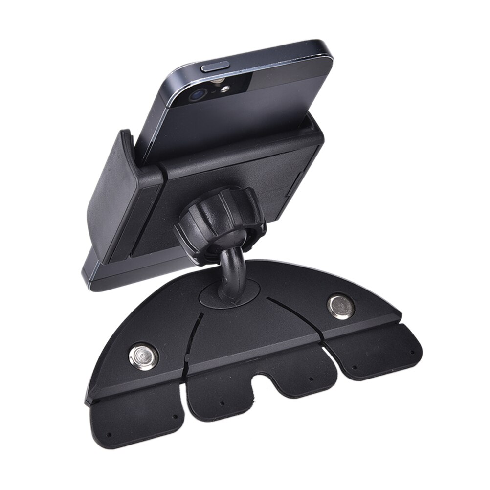 1pc universal sort bil auto cd slot holder holder holder til mobil smart mobiltelefon bil cd mount telefon holder