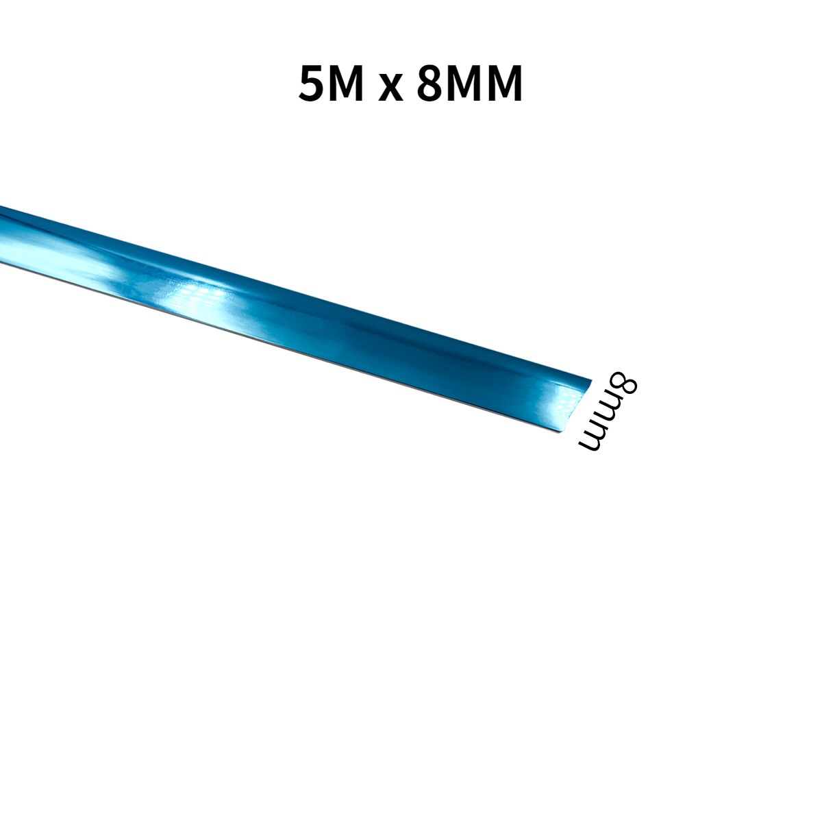 Auto Chrome Moulding Trim Strip Bumper Protector Door Protective Mouldin Styling Door Chrome Strip Car Sticker Детали экстерьеpa: 5M-8mm