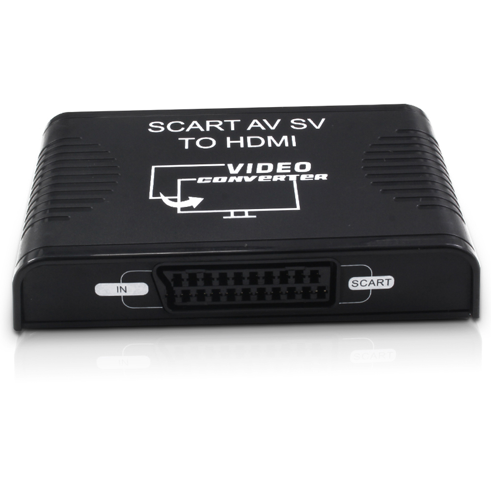Av Scart Hdmi Converter 3-In-1 S-Video + Composiet Av Rca + Scart Naar hdmi Converter Voor Stb Dvd Speler Hdtv