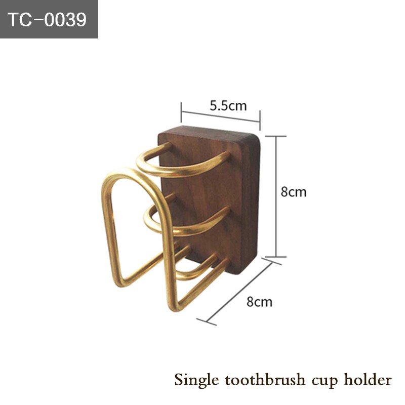 Multifunctionele tandenborstel bekerhouder wandhanger tandenbekerhouder mondbekerrek gratis perforatie: Tc-0039