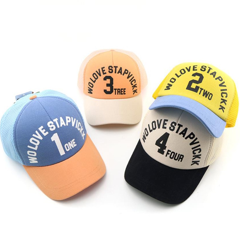 Doitbest 2020 menino menina chapéus pequeno dinossauro bonés de beisebol respirável malha boné de verão das crianças chapéu de sol coreano bonito do miúdo snapback