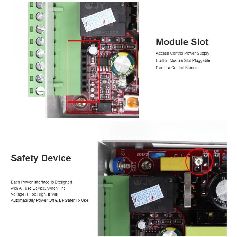 Access Control Power Supply Transformer Door Supplier Adapter Covertor System Machine DC 12V 3A 5A AC 90~260V