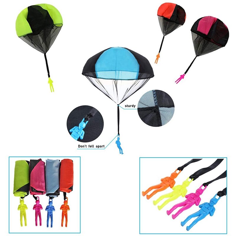 Parachute Toys Thg Parachute Figures Skydive Parachutes Man Hand Throw Soldier