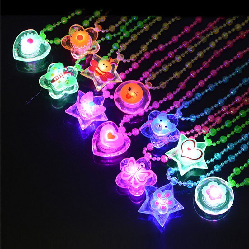 kinderspeelgoed emitting LED flash hanger ketting Speelgoed 1 Stks 6 Stks 12 Stks