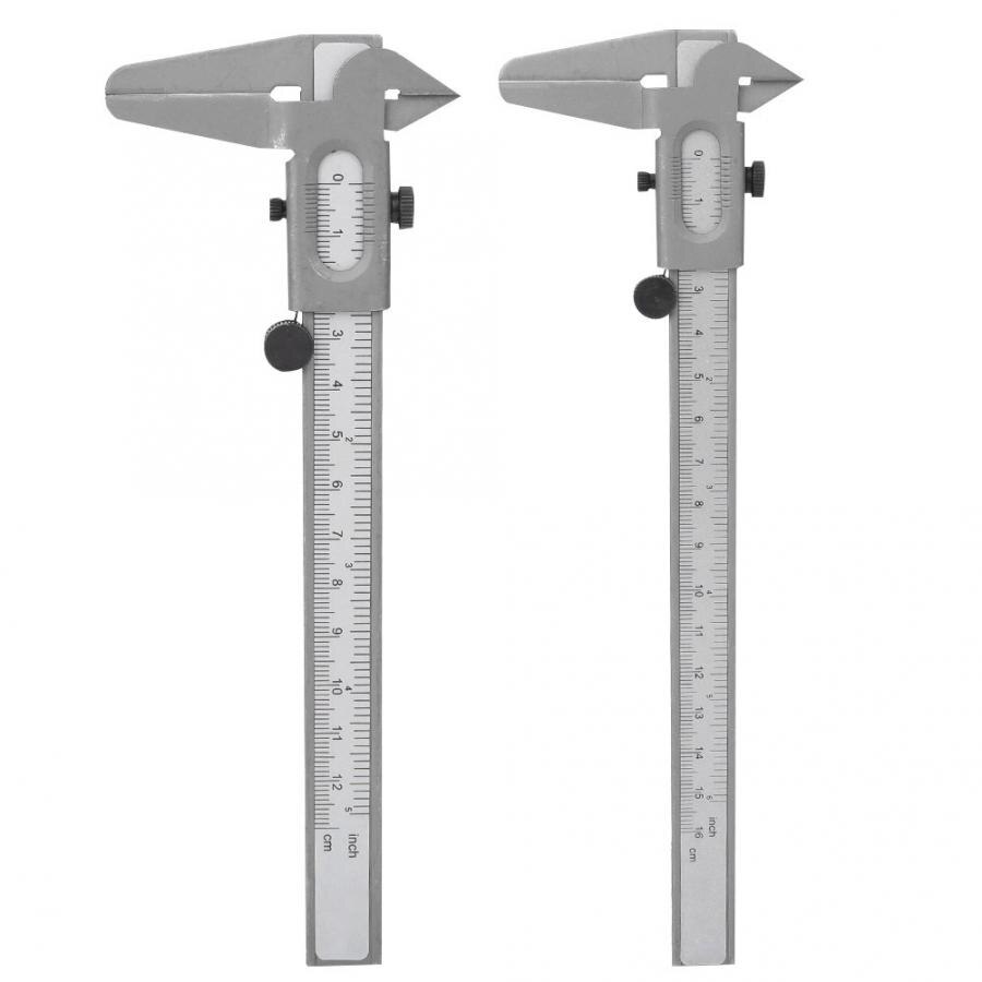Hoge Metalen Schuifmaat Handleiding Meten Schuifmaat Gereedschap Micrometer Heerser