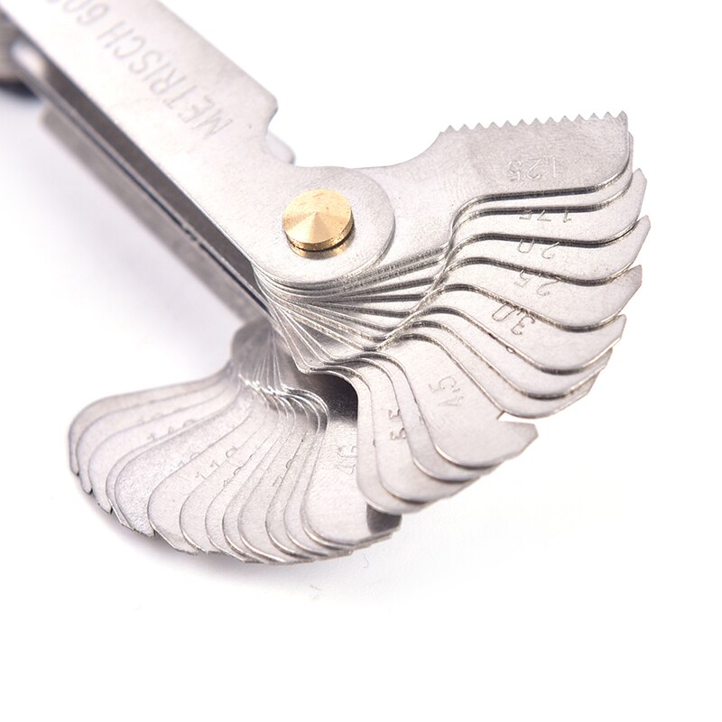 58pcs/set Metric &amp; Imperial &amp; US Screw Gauge Whitworth 55 Degree 60 Degree Thread Pitch Gauge for Measurement Lathe Tools