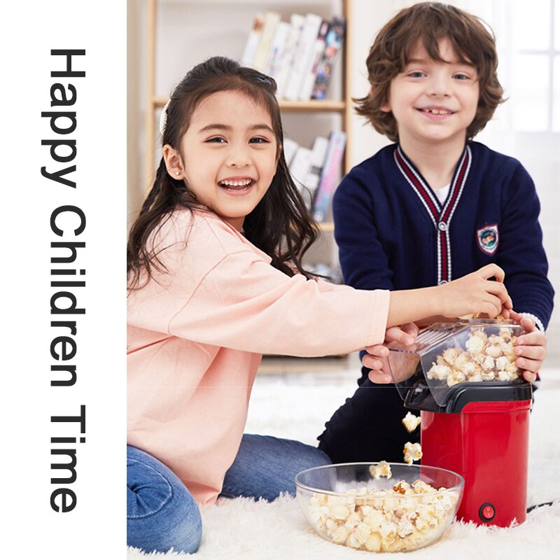 Home air popcorn popper maker mikroovn lækker &amp; sund idé til børn hjemmelavet diy popcorn film snack