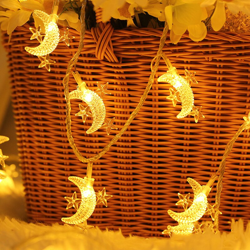 1.5M 10 LED Lights Starry String USB Lights Fairy Micro Moon Star LED Transparent Wire for Party Christmas Wedding