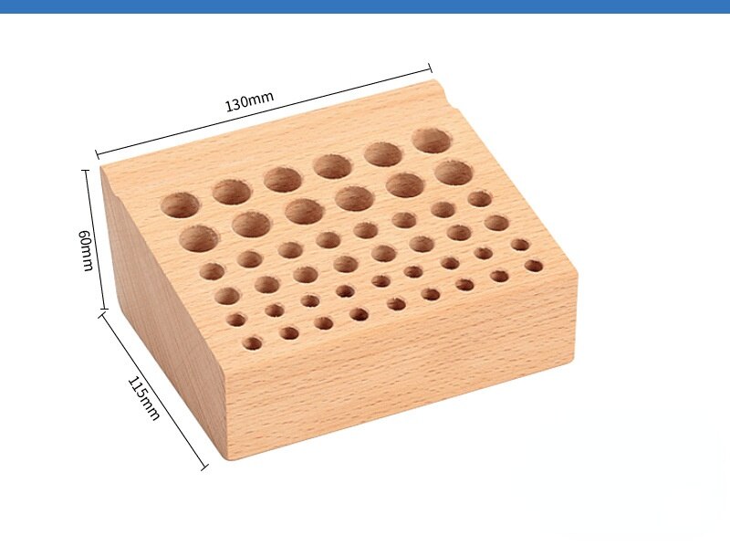 Leather Tool Storage Rack Round Punching Diamond Cutting Storage Table Printing Tool DIY Handmade Art Table: B