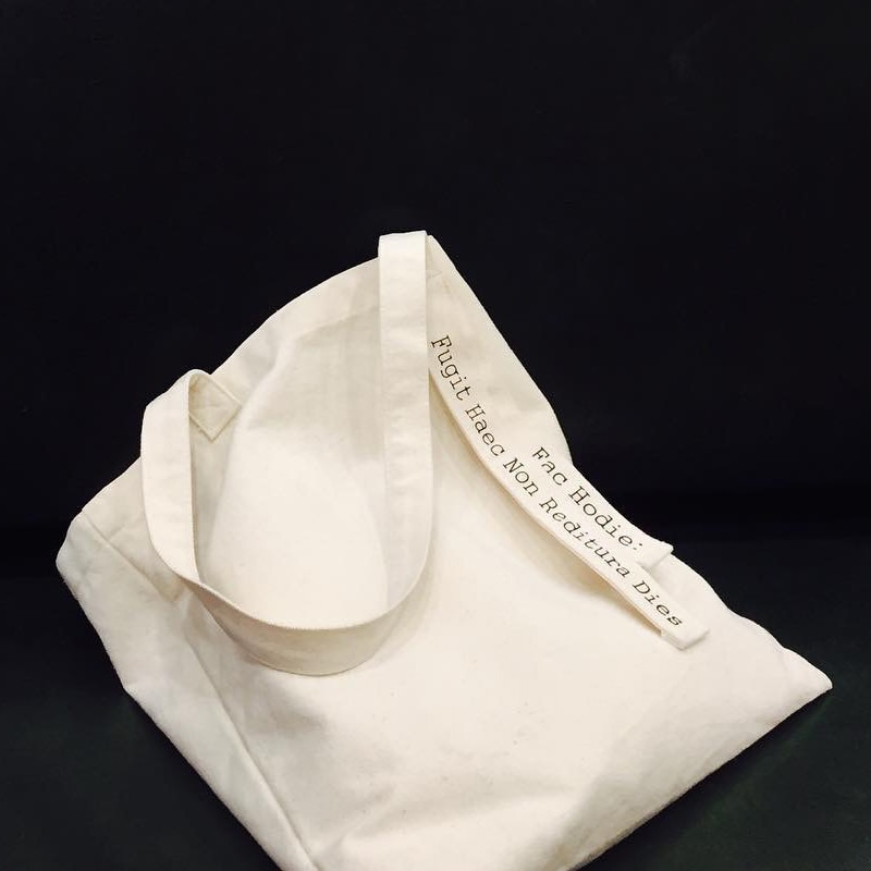 Bolso de lona reutilizable para mujer, bolsa de hombro de tela de algodón con cinturón con letras, ecológico, para compras,